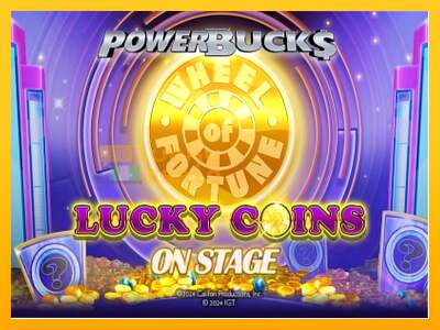 PowerBucks Wheel of Fortune Lucky Coins On Stage